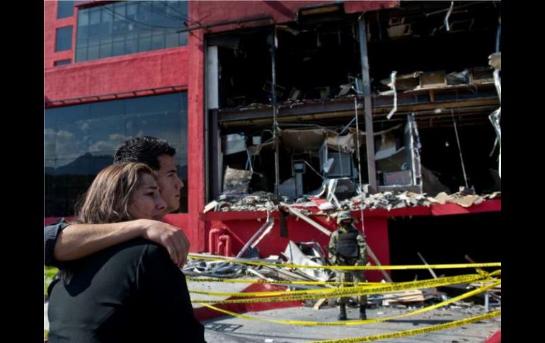 Siguen a la espera del resultado del peritaje del incendio en el casino. ARCHIVO  /