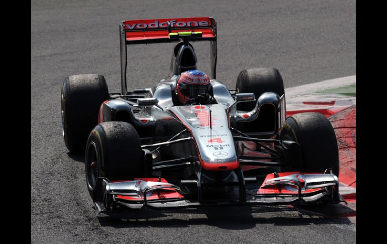 Jenson Button a bordo del McLaren, tendrá nuevo director deportivo a partir del 2012. AFP  /