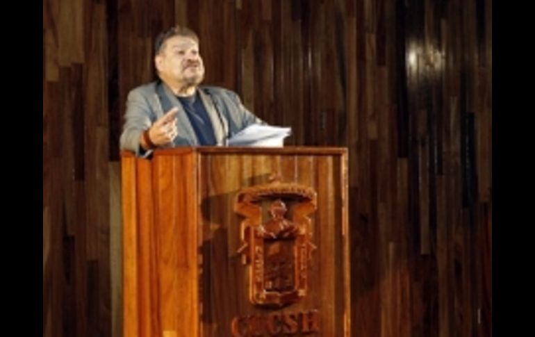 El actor Joaquín Cosio, “el cochiloco” por su personaje en la cinta El Infierno leyó su discurso. ESPECIAL  /