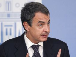 Rodríguez Zapatero explicó que pese a la situación de tensión en mercados financieros, las previsiones oficiales se mantendrán. EFE  /