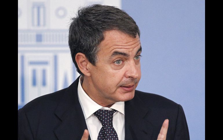 Rodríguez Zapatero explicó que pese a la situación de tensión en mercados financieros, las previsiones oficiales se mantendrán. EFE  /