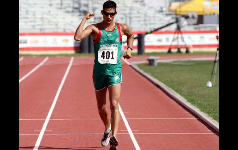 Horacio Nava junto con Eder Sánchez son la cabeza del equipo mexicanos de atletismo en los Panamericanos. MEXSPORT  /