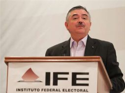 Leonardo Valdés, dio a conocer los lineamientos y reglamentos que deberá seguir el proceso electoral de 2012. NOTIMEX  /