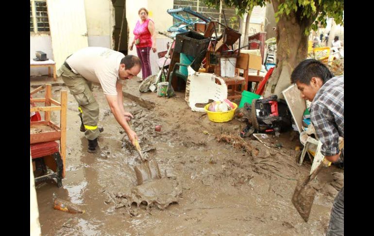 una vez resuelta la reubicación de las familias, se procederá a derribar las casas en riesgo. E. PACHECO  /