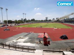 La construcción del Estadio de Atletismo se encuentra a 85% de avance, de acuerdo con el Comité Organizador. E. PACHECO  /