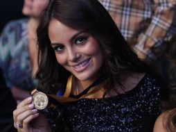 Ximena Navarrete se suma a figuras como Lorena Ochoa, Alejandro Fernández y Chicharito Hernández. ESPECIAL  /