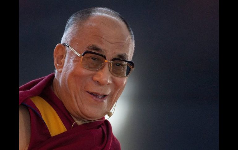 El líder espiritual de los tibetanos, el dalái lama durante una conferencia en Sao Paulo. AFP  /