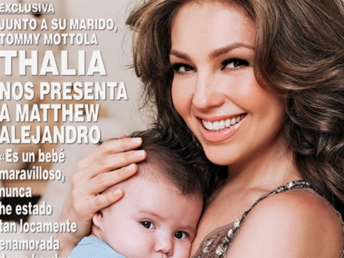 Thalía presenta a su hijo Matthew Alejandro | El Informador