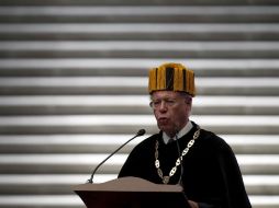 El rector de la UNAM, José Narro Robles, dijo que se necesita un modelo de desarrollo humano para llegar a la paz. AFP  /