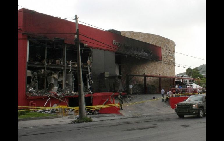 En el casino Royale de Monterrey perdieron la vida 52 personas tras un incendio provocado por un grupo criminal. ARCHIVO  /