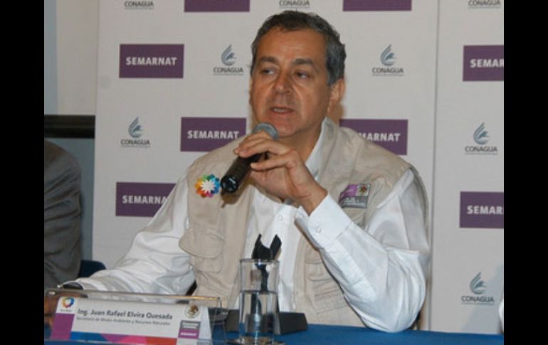 Juan Rafael Elvira Quesada, Secretario de Medio ambiente y Recursos Naturales, aún no se ha pronunciado al respecto. ARCHIVO  /