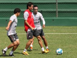 Los jugadores del Atlas entrenan para su próxima oportunidad de conseguir la victoria. MEXSPORT  /