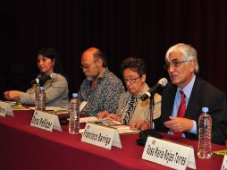 Participantes del IV Encuentro de Lenguas en Peligro, que se realiza en el Museo Nacional de Antropología. NOTIMEX  /