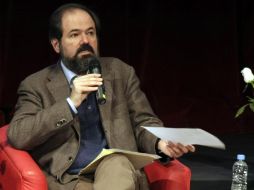 El escritor y periodista dictó una conferencia en el Centro Nacional de las Artes. NOTIMEX  /