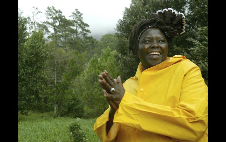 Wangari Mathai estuvo contra la deforestación, y a favor de una mejor vida para la mujer keniana. EFE  /