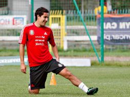 El mexicano, Pablo Barrera, que es parte del Real Zaragoza, participará en el encuentro de las selecciones en Torreón. MEXSPORT  /