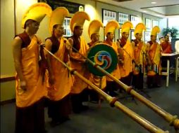 Los 10 monjes de la compañía artística presentarán musica sacra y danzas sagradas para la sanación mundial. ESPECIAL  /