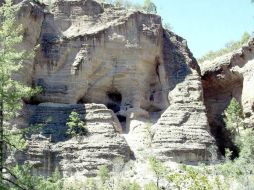 El Inah explicó que se tratan de las primeras huellas humanas que se encuentran en la sierra Tarahumara. ARCHIVO  /