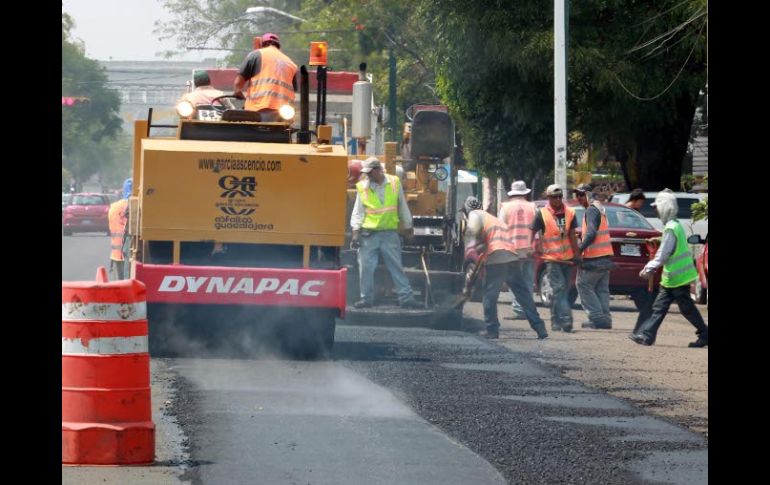 La Avenida Vallarta quedará concluida esta misma semana; contó con una inversión de ocho millones 600 mil pesos. A. HINOJOSA  /