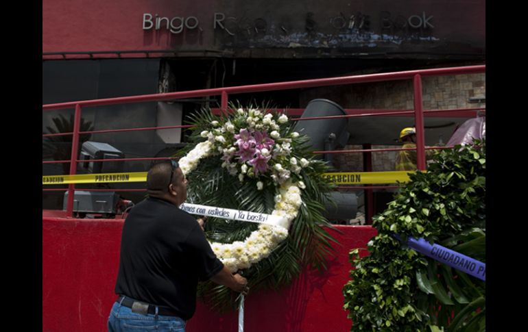 El 25 de agosto, 52 personas murieron en el Casino Royale de Monterrey. ARCHIVO  /