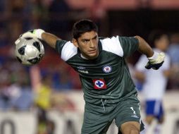 El portero del Cruz Azul, Jesús Corona, fue convocado dentero de la lista preliminar. MEXSPORT  /