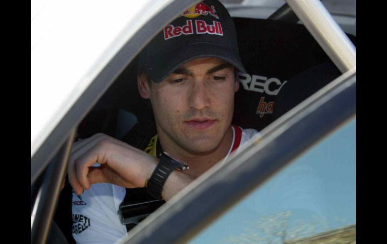 Dani Sordo se colocó arriba de Petter Solberg y Sebastien Ogier. MEXSPORT  /