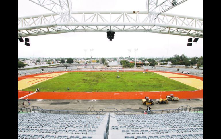 El Estadio de Atletismo es la sede que presenta mayor atraso, pero el Copag confía en terminar las obras para Panamericanos. ESPECIAL  /