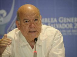 José Miguel Insulza, secretario de la Organización de Estados Americanos (OEA). ARCHIVO  /