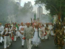 Transcurre con normalidad la primera movilización en el Zócalo. TWITTER JAVIERNH  /