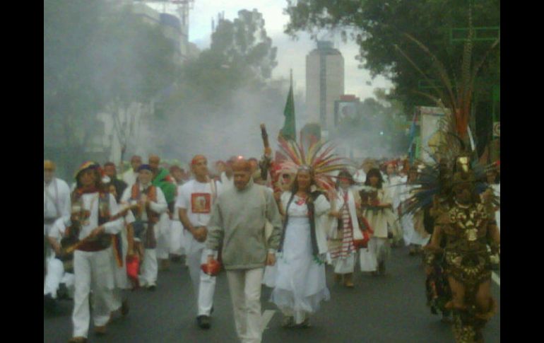 Transcurre con normalidad la primera movilización en el Zócalo. TWITTER JAVIERNH  /