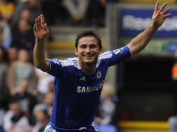 Frank Lampard anotó cuarto goles esta semana, antes lo había hecho en Champions League. REUTERS  /