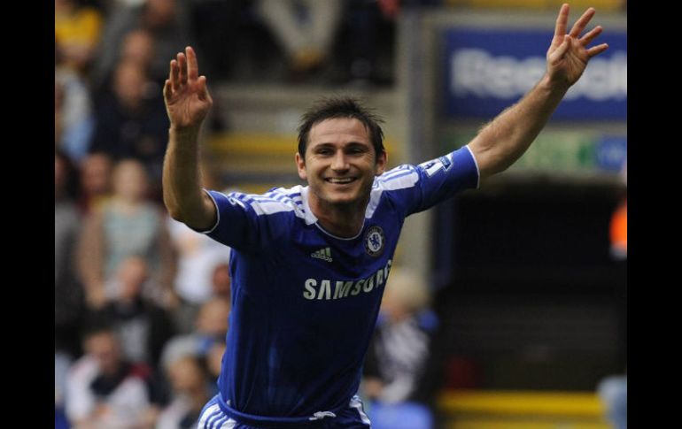 Frank Lampard anotó cuarto goles esta semana, antes lo había hecho en Champions League. REUTERS  /