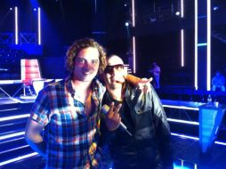 David Bisbal es asesor del ''coach'' Espinoza Paz en ''La Voz... México''. IMAGEN TOMADA DE TWITTER @davidbisbal  /