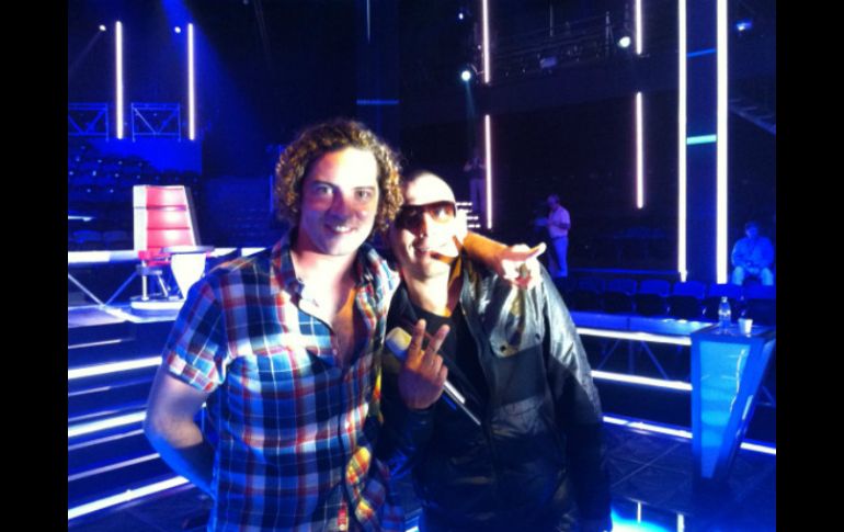 David Bisbal es asesor del ''coach'' Espinoza Paz en ''La Voz... México''. IMAGEN TOMADA DE TWITTER @davidbisbal  /