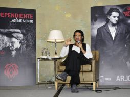 Ricardo Arjona durante la presentación de su disco 'Independiente' en la Ciudad de México. EFE  /