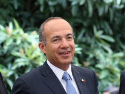 El Presidente Felipe Calderón, dispuesto a apoyar proyectos conjuntos. ARCHIVO  /