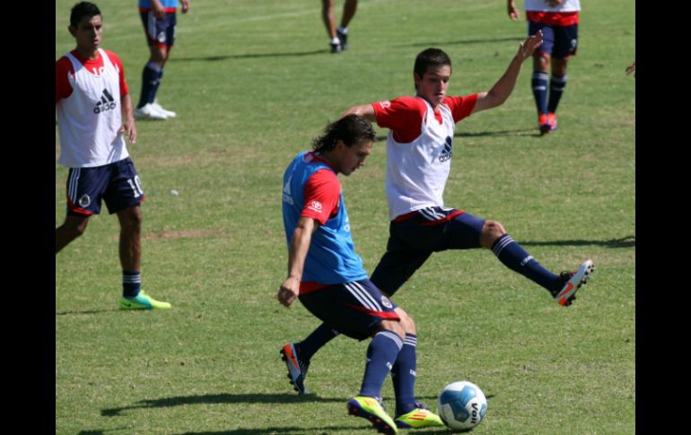 Quirarte trabajó con la escuadra aspectos defensivos.  /