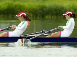 En la fotografía las mexicanas Lilia Perez Rul y Ana Alicia Ramírez. MEXSPORT  /