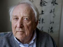 El poeta sueco Thomas Tranströmer en su casa de Estocolmo. AFP  /