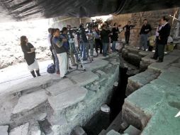 Este Cuauhxicalco es uno de los principales edificios asociados al Templo Mayor. SUN  /