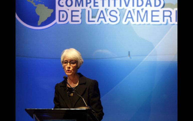 La secretaria de Estado adjunta de EU, Wendy Sherman dijo que programas como Iniciativa Mérida arrojan buenos resultados. AFP  /