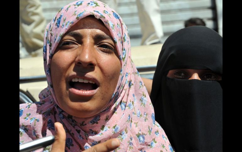 Tawakkul Karman es una de las figuras de las protestas populares en Yemen. EFE  /