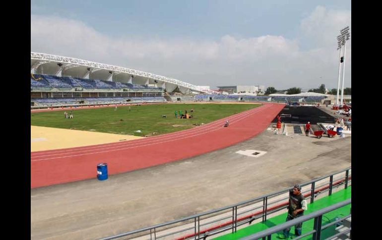 Las instalaciones deportivas de Guadalajara 2011 estána  punto para recibir la justa.  /