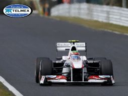 El piloto mexicano saldrá desde la novena línea en el circuito de Suzuka. REUTERS  /