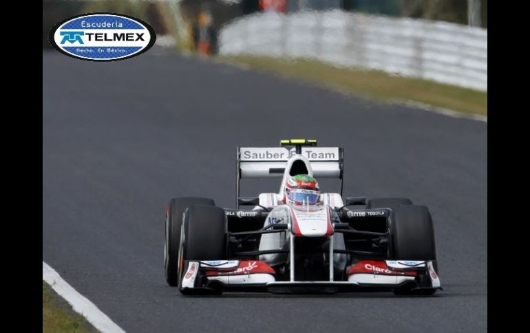 El piloto mexicano saldrá desde la novena línea en el circuito de Suzuka. REUTERS  /