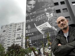 Estos murales miden más de 40 metros de alto y fueron realizados por Fran Bouroullec y cinco muralistas más. AFP  /