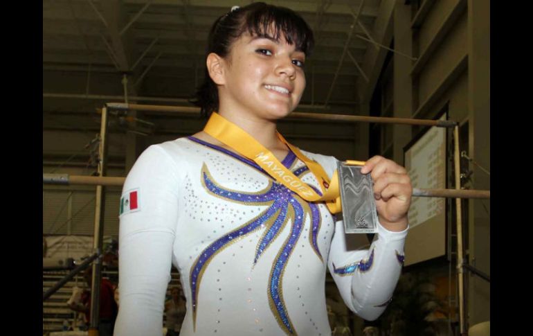 Alexa Moreno se alista para tomar parte en los Juegos Panamericanos de Guadalajara 2011. MEXSPORT  /