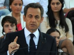 Sarkozy tiene previsto arribar a Berlín el domingo por la tarde y celebrar un encuentro con Merkel. AFP  /