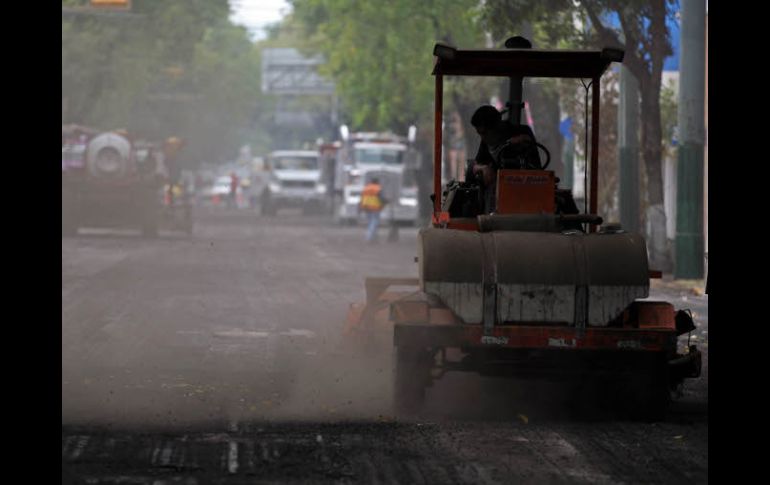 Estas obras de pavimentación comenzaron el viernes pasado sobre Avenida Hidalgo y otras avenidas.  /