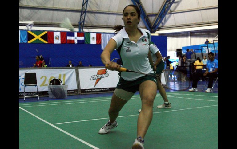 La deportista durante el Campeonato Panamericano de Bádminton XV, celebrado en Guadalajara. MEXSPORT  /